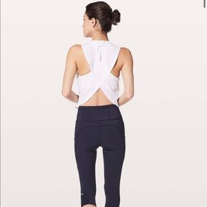 Lululemon fast as light ruffled tank 8